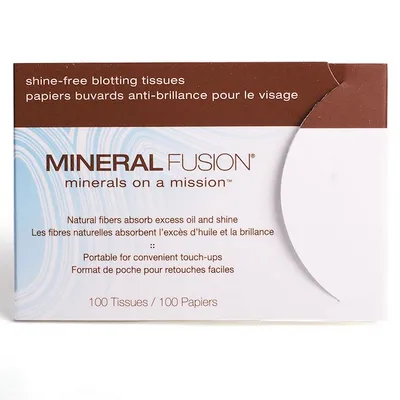 Mineral Fusion Blotting Tissues Shine-free (Bibułki matujące)
