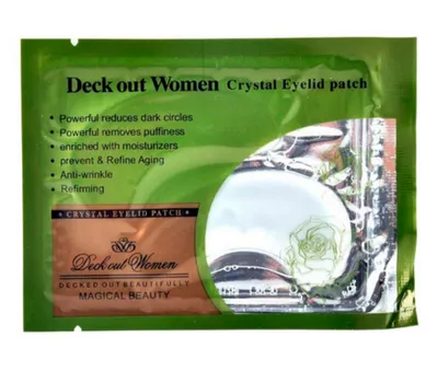 Deck Out Women Crystal Eyelid Patch (Żelowe płatki pod oczy)