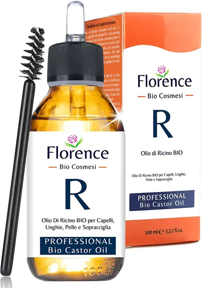 Florence Bio Cosmesi Olio di Ricino Bio (Tłoczony na zimno bio olej rycynowy)