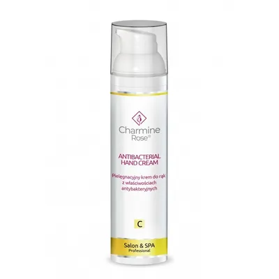 Charmine Rose Salon & Spa Professional, Antibacterial Hand Cream (Pielęgnacyjny krem do rąk o właściwościach antybakteryjnych)