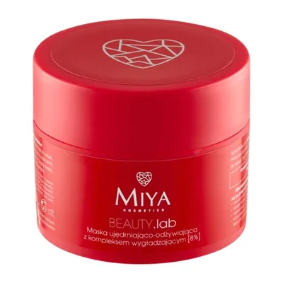Miya Cosmetics BEAUTY.lab, Maska  ujędrniająco- odżywiająca z kompleksem wygładzającym [8%]