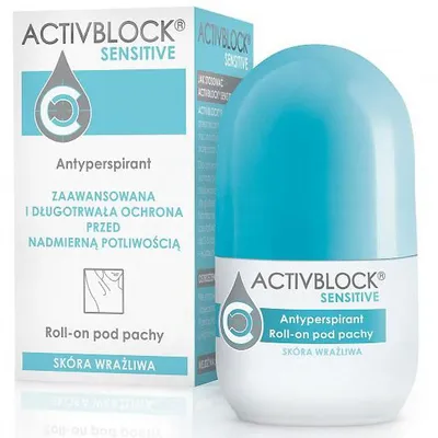 Teva Activblock Sensitive Roll - On (Antyperspirant w kulce do skóry wrażliwej)