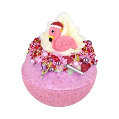 Bomb Cosmetics Flamingo Bells Bath Bomb (Kula do kąpieli)