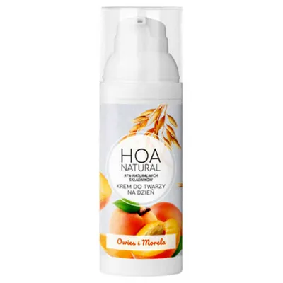Hoa Natural Krem do twarzy na dzień `Owies i morela`