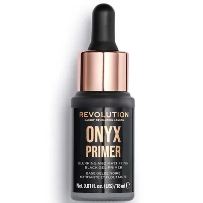 Revolution Beauty (Makeup Revolution) Onyx Primer, Blurring and Mattifying Black Gel Primer (Baza pod makijaż matująca z efektem blur)