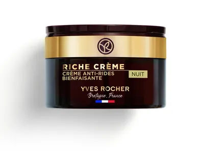 Yves Rocher Riche Creme, Comforting Anti - Wrinkle Night Cream (Przeciwzmarszczkowy krem regenerujący na noc)