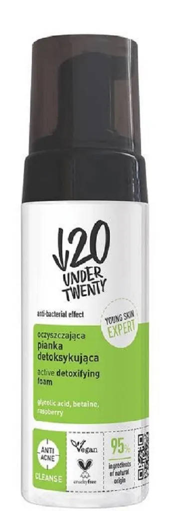 Under Twenty Oczyszczająca pianka detoksykująca