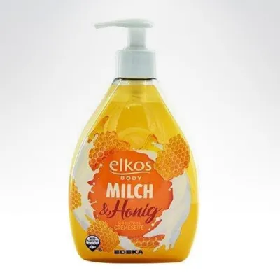 Elkos Cremeseife Milch & Honig (Mydło w płynie `Mleko i miód`)
