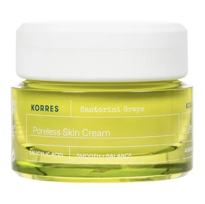 Korres Santorini Grape, Poreless Skin Cream (Krem do twarzy zmniejszający widoczność porów)