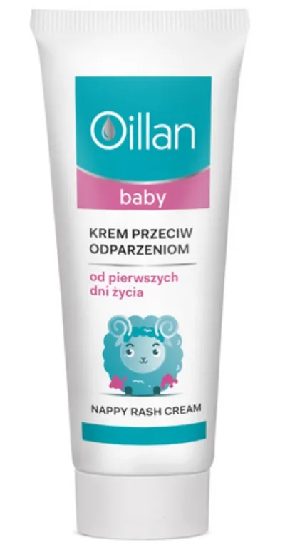 Oillan Baby, Krem przeciw odparzeniom od pierwszych dni życia do skóry alergicznej, suchej i wrażliwej