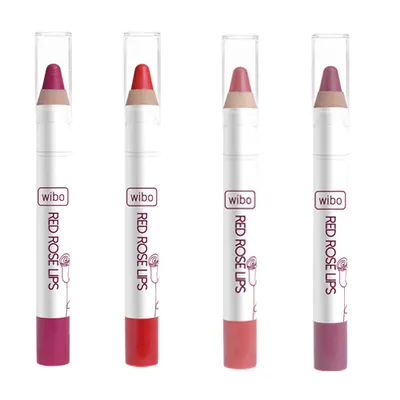 Wibo Red Rose Lips (Satynowa pomadka w kształcie kredki)