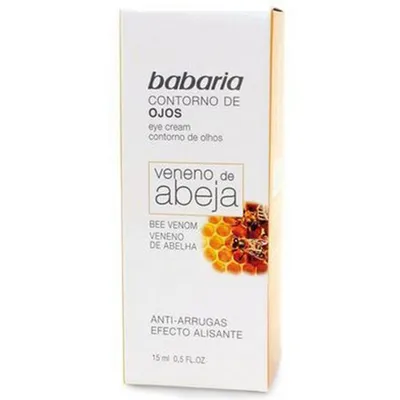Babaria Natural Cosmetics Veneno de Abeja, Contorno de ojos Anti-arrugas & Effecto Alisante [Eye Cream with Bee Venom Anti-wrinkles & Smoothing Effect] (Przeciwzmarszczkowo-wygładzający krem pod oczy z jadem pszczelim)