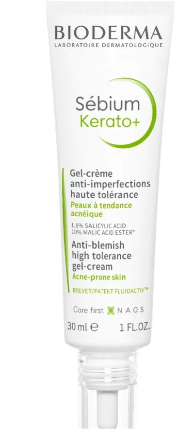 Bioderma Sebium Kerato +, Gel-Creme Anti-Imperfections (Żel-krem przeciwtrądzikowy)