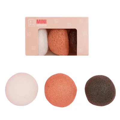 3ina Mini Konjac Sponges (Zestaw mini gąbek do twarzy)