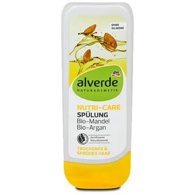 Alverde Nutri - Care - Spulung Mandel & Argan (Odżywka do włosów z  migdałem i arganem)