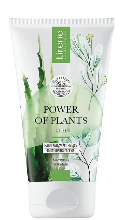Lirene Dermoprogram Power of Plants, Nawilżający żel myjący `Aloe`