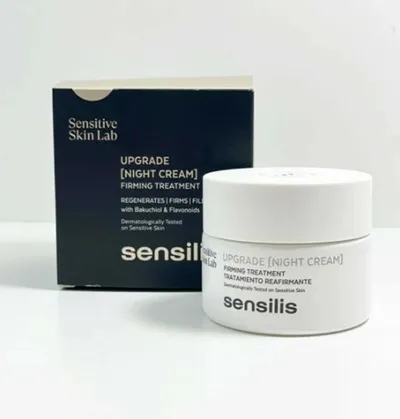 Sensilis Upgrade Night Cream Firming Treatment (Krem na noc ujędrniający i korygujący zmarszczki)