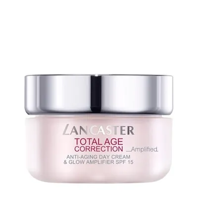 Lancaster Total Age Correction, Amplified Anti-Aging Day Cream & Glow Amplifier SPF 15 (Krem do twarzy anti-age)