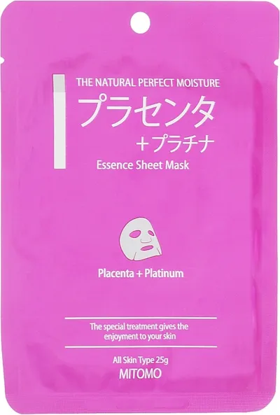Yasumi Mitomo Placenta + Platinum Sheet Mask (Japońska maska w płachcie)