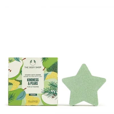The Body Shop Kindness & Pears, Starry Bath Bomb (Wegańska kula do kąpieli)