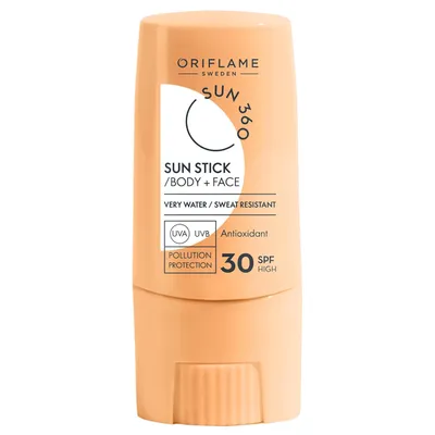 Oriflame Sun 360, Sun Stick Body + Face SPF 30 (Sztyft przeciwsłoneczny SPF 30)