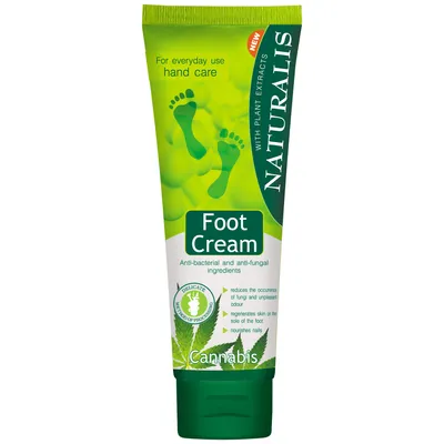 Naturalis Foot Cream Cannabis (Krem do stóp z olejem konopnym)