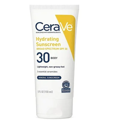 CeraVe Hydrating Sunscreen Body Lotion SPF 30 (Nawilżający balsam do ciała z filtrem przeciwsłonecznym SPF 30)