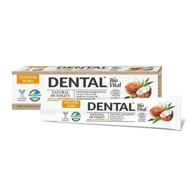 Dental Bio Vital, Natural Detoxify Certified Organic Toothpaste (Pasta do zębów detoksykująca)