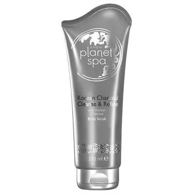 Avon Planet Spa, Korean Charcoal Cleanse & Refine Body Scrub (Intensywnie oczyszczający scrub do ciała z aktywnym węglem)