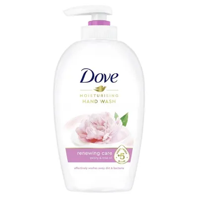 Dove Renewing Care, Peony & Rose Oil Hand Wash (Pielęgnujące mydło w płynie)