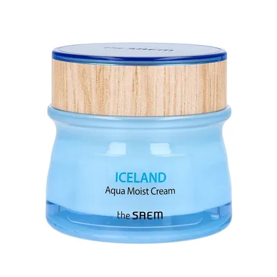 The Saem Iceland Aqua, Moist Cream (Mocno nawilżający krem do twarzy)