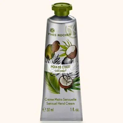 Yves Rocher Noix de Coco, Creme Mains Sensuelle [Sensual Hand Cream] (Zmysłowy krem do rąk `Kokos`)