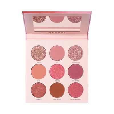 Morphe Brushes Making You Blush, 9P Petal Passion Artistry Palette (Paleta cieni do powiek)