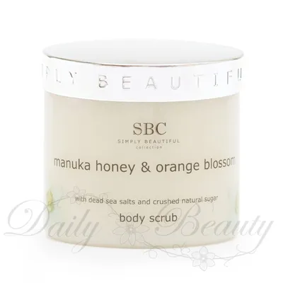 Simply Beautiful Collection Manuka Honey & Orange Blossom Body Srub (Peeling do ciała)
