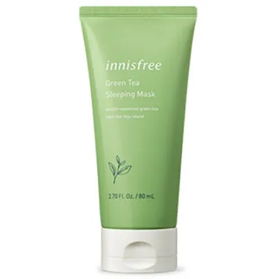 Innisfree Green Tea, Sleeping Pack (Maseczka do twarzy z wyciągiem z zielonej herbaty)