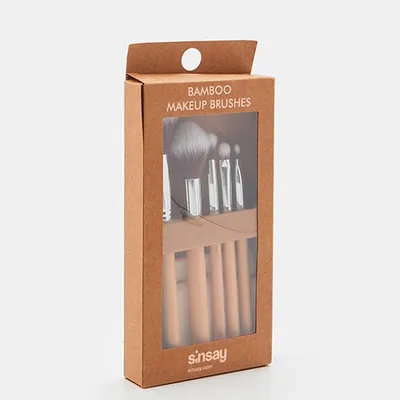 Sinsay Bamboo Makeup Brushes (Zestaw pędzli do makijażu)
