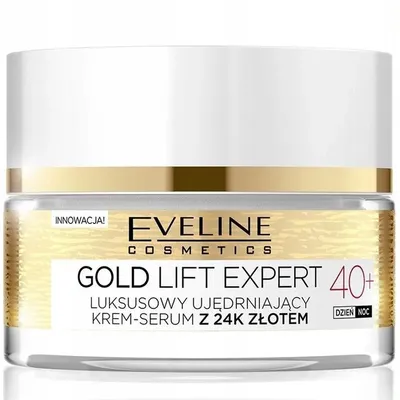 Eveline Cosmetics Gold Lift Expert, Krem - serum 40+ ultra ujędrniający