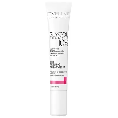 Eveline Cosmetics Glycol Therapy, Kuracja peelingująca 10% kwas glikolowy