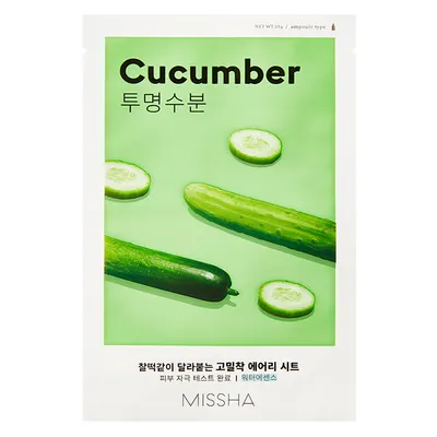 Missha Airy Fit Sheet Mask Cucumber (Maska  w płachcie)