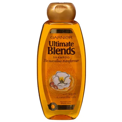 Garnier Ultimate Blends, Shampoo with Argan & Camellia Oils (Szampon  z olejkami arganowymi i kameliowym)