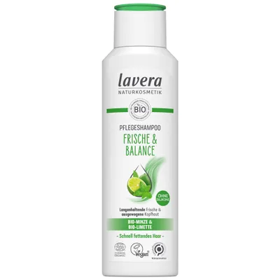 Lavera Frische & Balance, Pflegeshampoo (Szampon pielęgnacyjny 'Świeżość i równowaga' (nowa wersja))