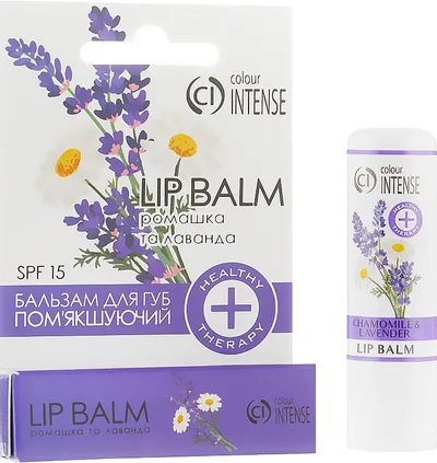 Colour Intense Lip Balm  Chamomile and Lavender (Balsam do ust Rumianek i lawenda)