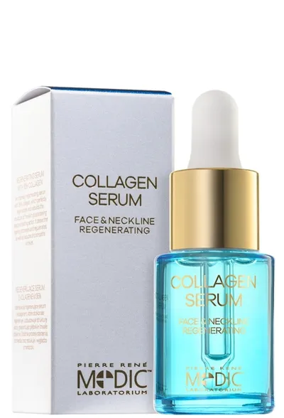 Pierre Rene Medic, Face & Neckline Regenerating, Collagen Serum (Regenerujące serum do twarzy z kolagenem)