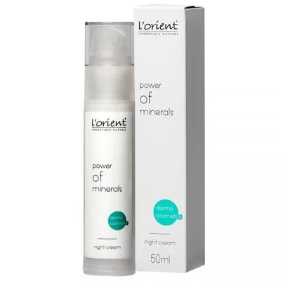 l'Orient Power of Minerals,  Night Cream (Krem na noc)