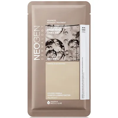 Neogen Dermalogy, Collagen Firming, Fiber Mask (Maseczka ujędrniająca w płacie wykonanym z Cupro wzbogacona kolagenem oraz ekstraktem z fasoli Mung)