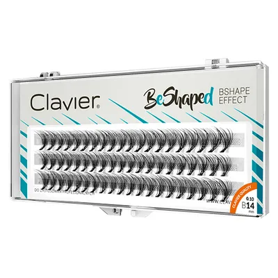 Clavier BeShaped, Kępki rzęs 14 mm skręt B