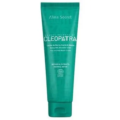 Alma Secret Cleopatra, Ultra-Moisturizing Cream For Heel Donkey Milk, Avocado & Mint (Ultra-nawilżający krem do pięt z oślim mlekiem, awokado i miętą)