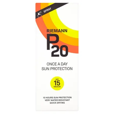 Riemann A/S P20, Once a Day Sun Protection. SPF 15