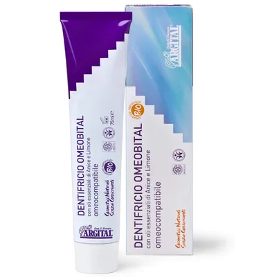 Argital Dentifricio Omeobital [Omeobital Toothpaste] (100% naturalna pasta wybielająca na bazie olejków anyżu i cytryny)