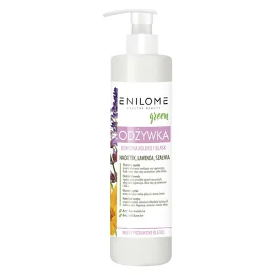 Enilome Healthy Beauty Green, Odżywka do włosów `Ochrona koloru i blask`